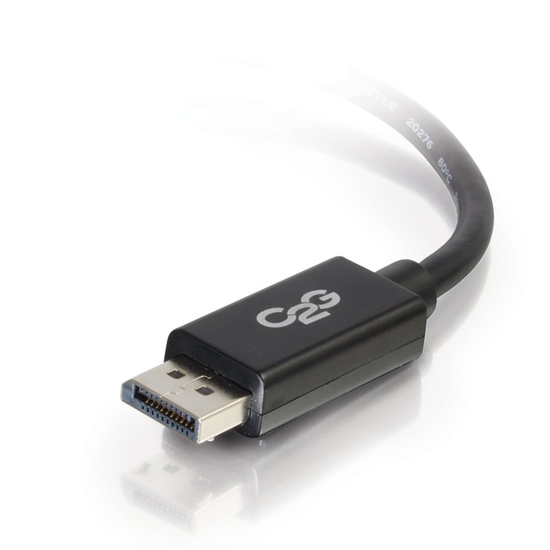 25FT DISPLAYPORT M/M BLK CABLE - Thumbnail 2