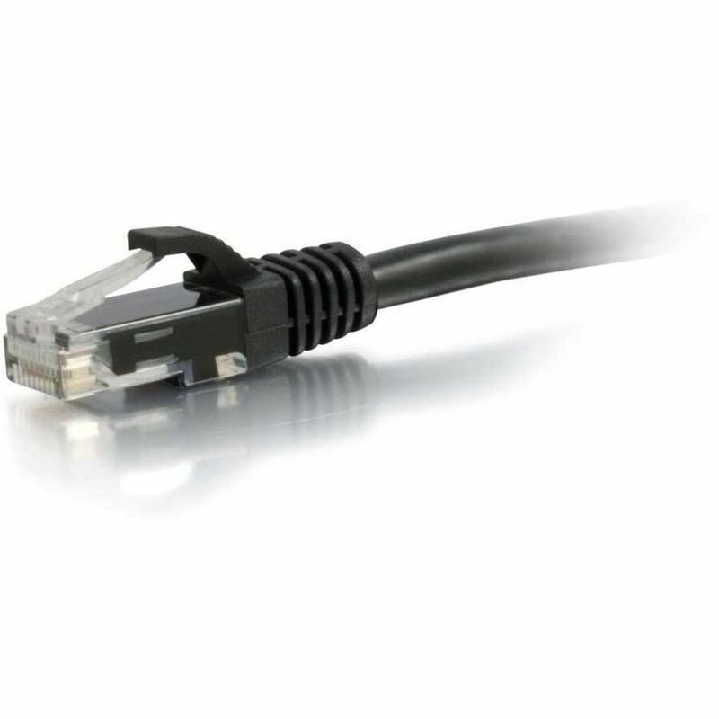 75FT CAT6A SNAGLESS UTP CABLE-BLACK - Thumbnail 1