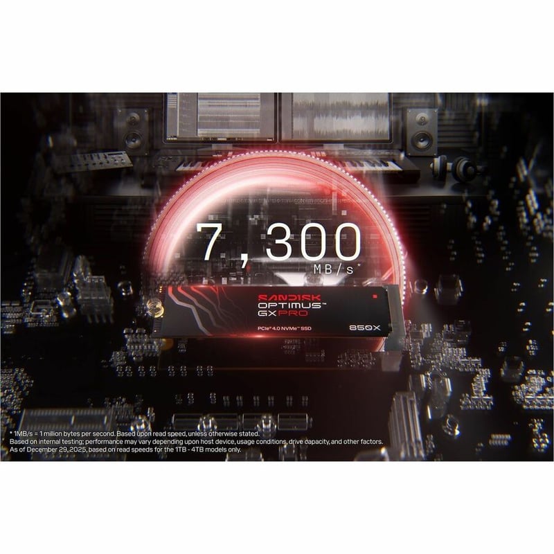 SANDISK OPTIMUS GX PRO 850X PCIE 8000GB M2 - Thumbnail 5