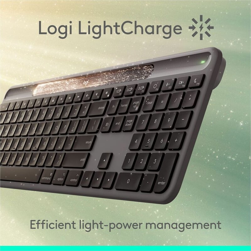 SIGNATURE SLIM SOLAR+ K980 KEYBOARD FOR MAC (GRAPHITE) - Thumbnail 4