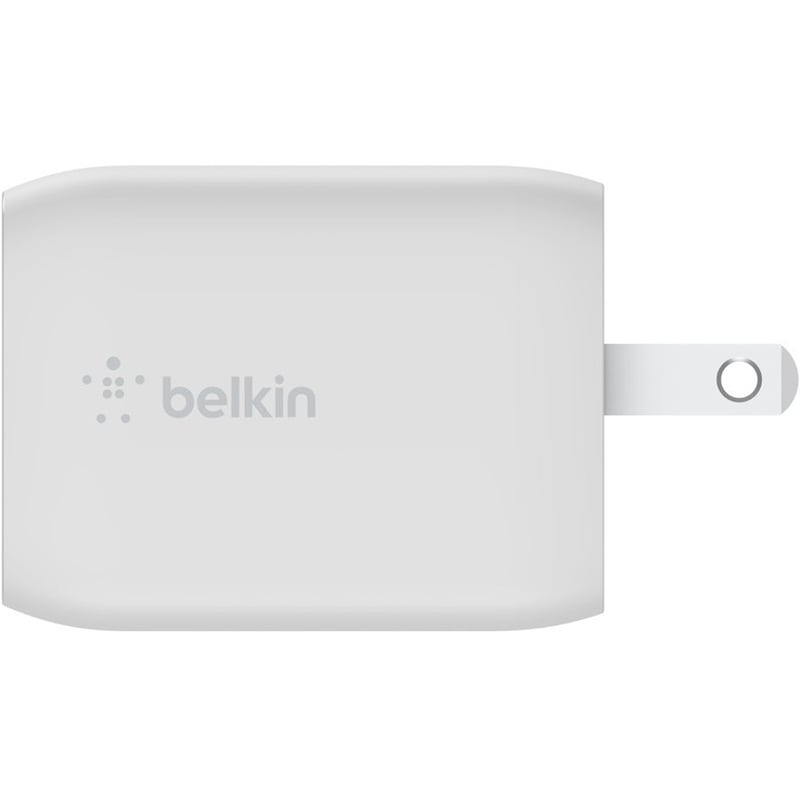 Belkin BoostCharge Pro Dual USB-C GaN Wall Charger with PPS 65W Laptop Chromebook Charging - Power Adapter - Thumbnail 4