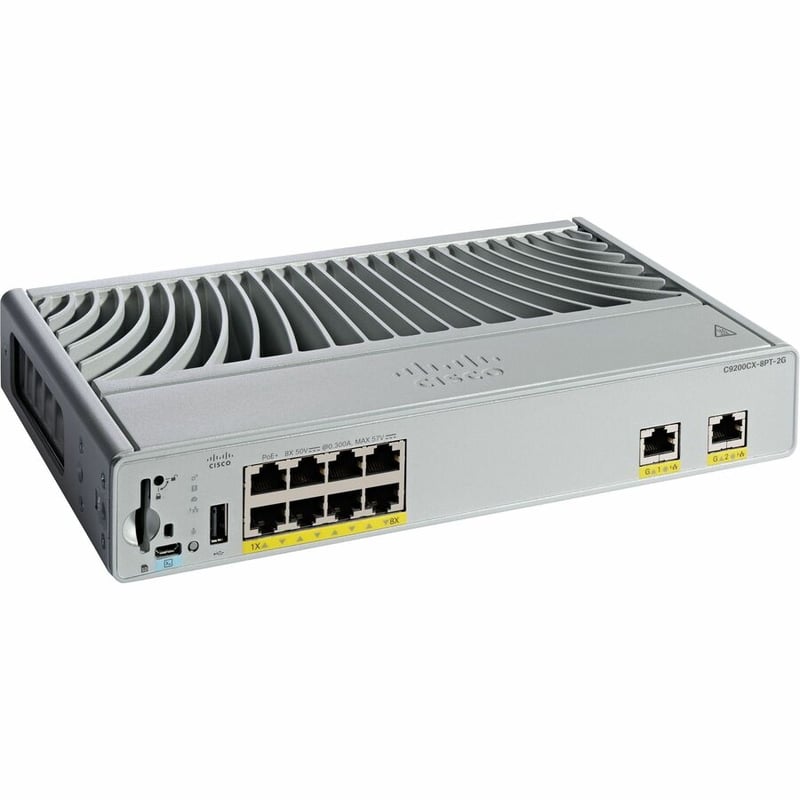 CATALYST 9000 COMPACT SWITCH 8 PORT POE+ PASSTHROUGHA - Thumbnail 2