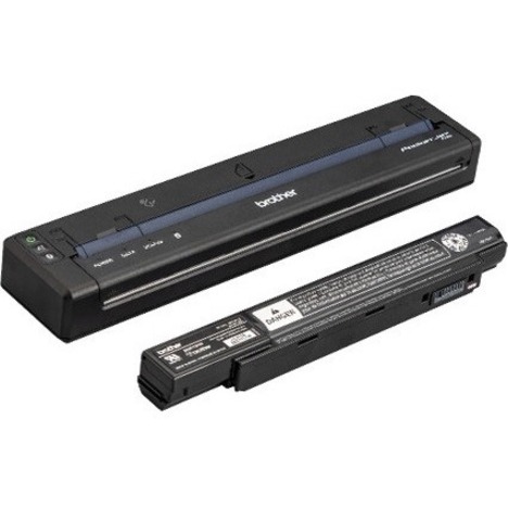 Brother PocketJet 8 Mobile Direct Thermal Printer - Monochrome - Portable - Label Print - USB - Bluetooth - Battery Included - Thumbnail 2