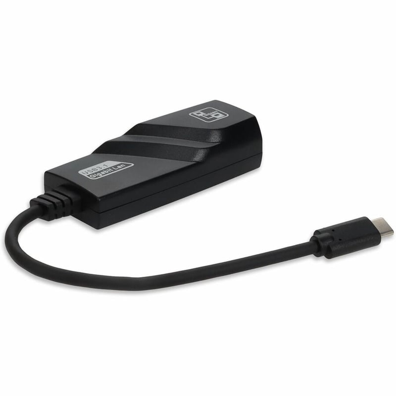 AddOn 5-Pack of USB C 3.1 Male to RJ-45 Female Black Adapters - Thumbnail 5