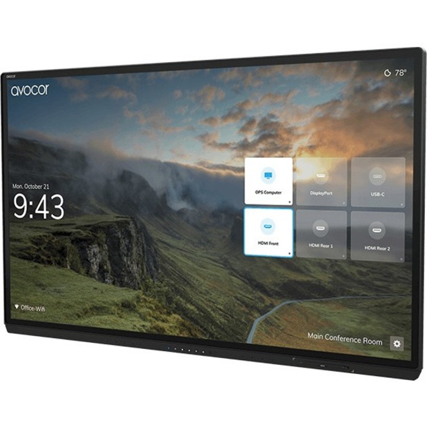 AVG-7560 - LED BACKLIGHT - FLAT - 75INCH - 3840 X 2160 - 9.5MS - 500 CD/M2 - 60 - Thumbnail 2