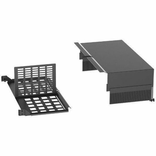Panduit HD Flex Enclosure Slack Plate w/Rear 4RU, White - Thumbnail 2