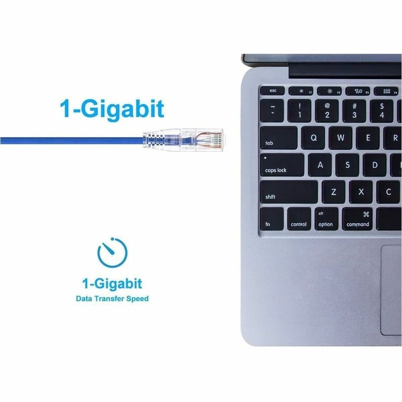 SLIMRUN CAT6 ETHERNET PATCH CABLE_ SNAGLESS RJ45_ STRANDED_ 550MHZ_ UTP_ CMR_ RI - Thumbnail 5