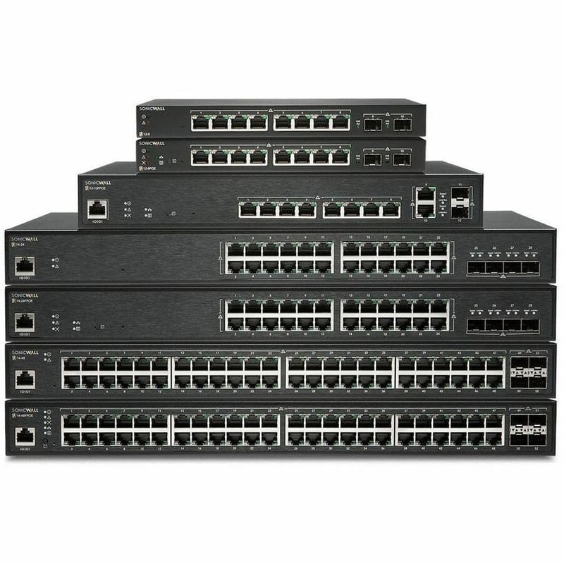 SonicWall SWS14-48 Ethernet Switch - Thumbnail 3