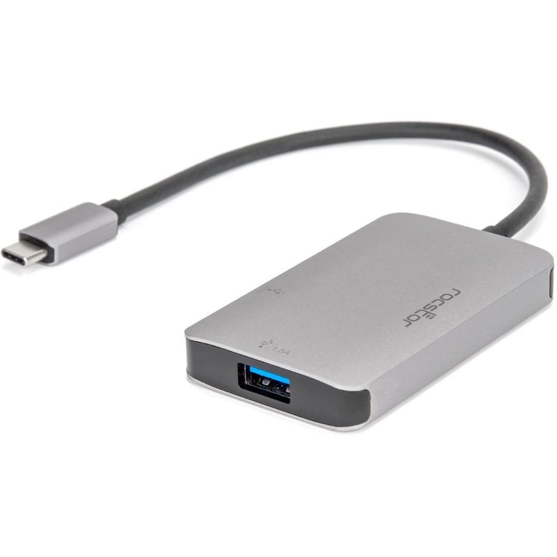 Rocstor Premium USB-C to HDMI 4K Adapter, USB-C 100W PD Charging & USB Type-A port - Thumbnail 3