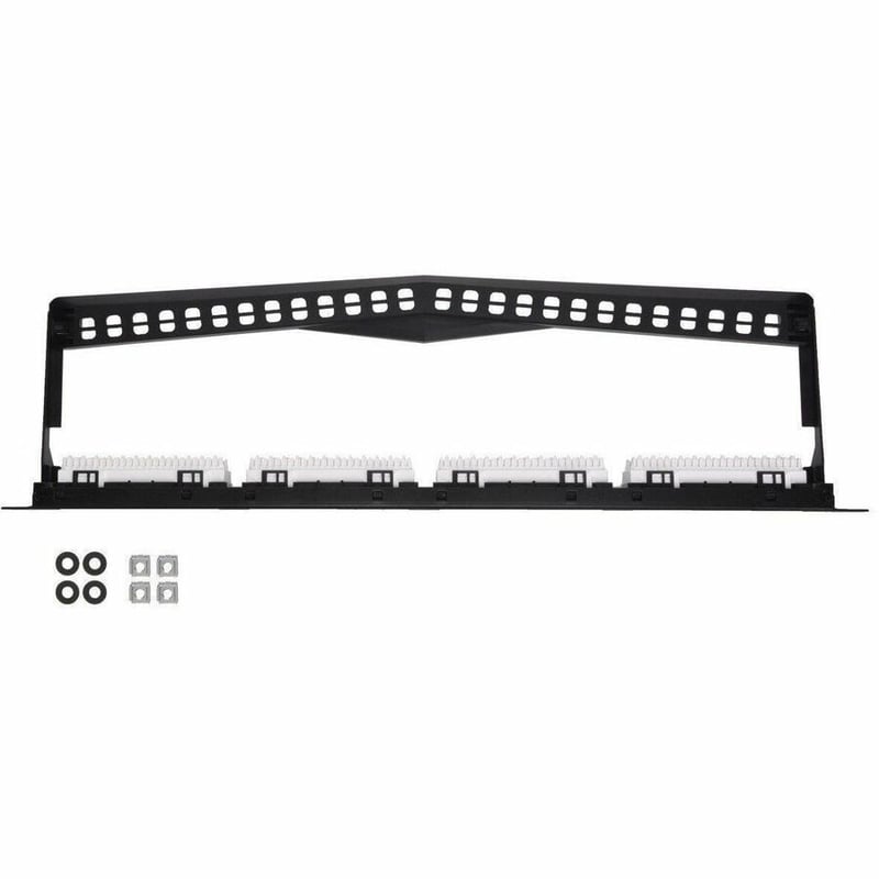 MONOPRICE 24-PORT CAT6 UNSHIELDED UL LISTED PATCH PANEL_ 1U_ 110/DUAL IDC_ WITH - Thumbnail 5