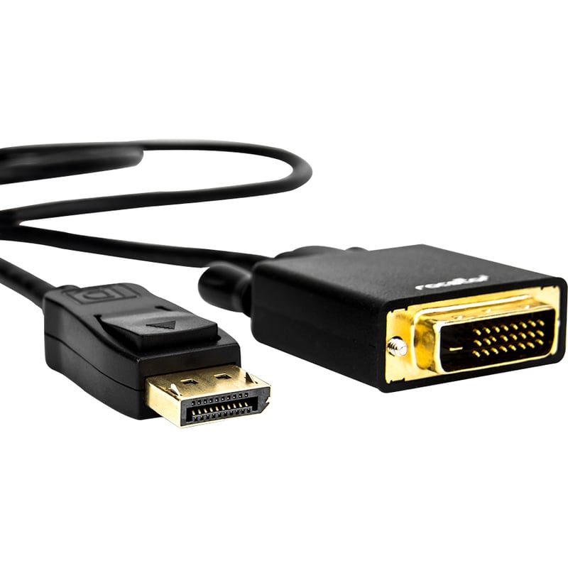 Rocstor premium 6 ft DisplayPort 1.2v to DVI Cable M/M - Thumbnail 3