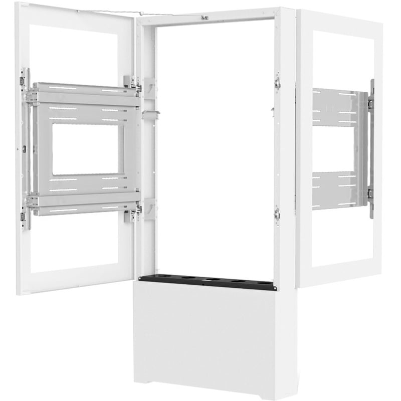 Chief Impact LF43UWP-B2B Floor Mount for Display, Kiosk - White - Thumbnail 2