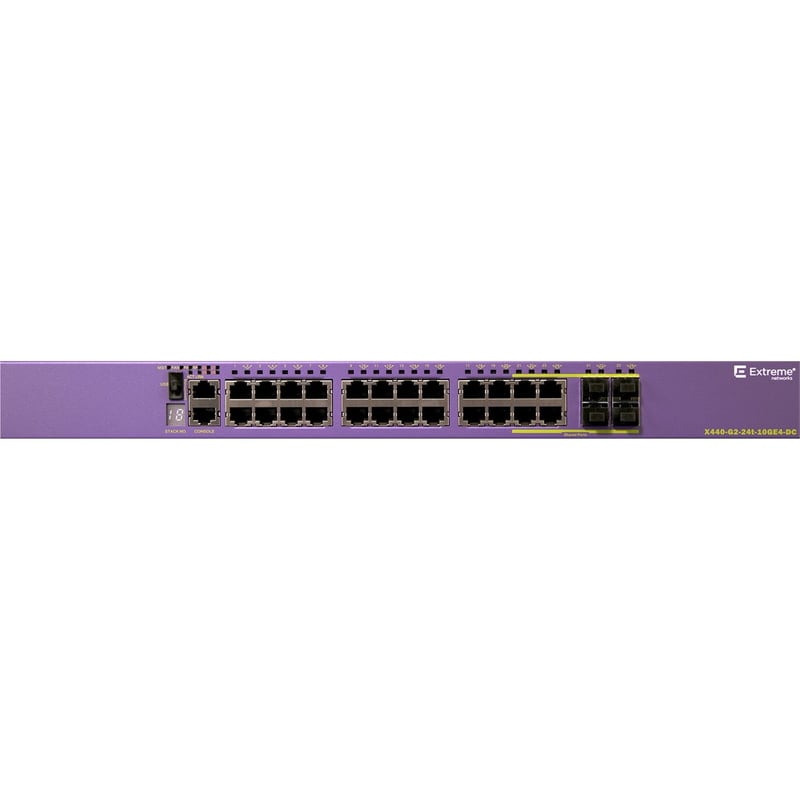Extreme Networks X440-G2-24t-10GE4-DC Ethernet Switch