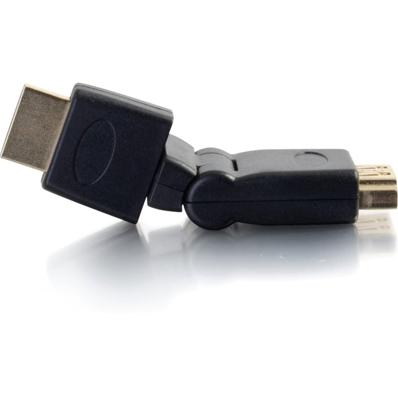CABLES TO GO 30548 HDMI MALE TO FEMALE 360 DEGREE ADAPTER - 0.8 IN LENGTH - BLAC - Thumbnail 4
