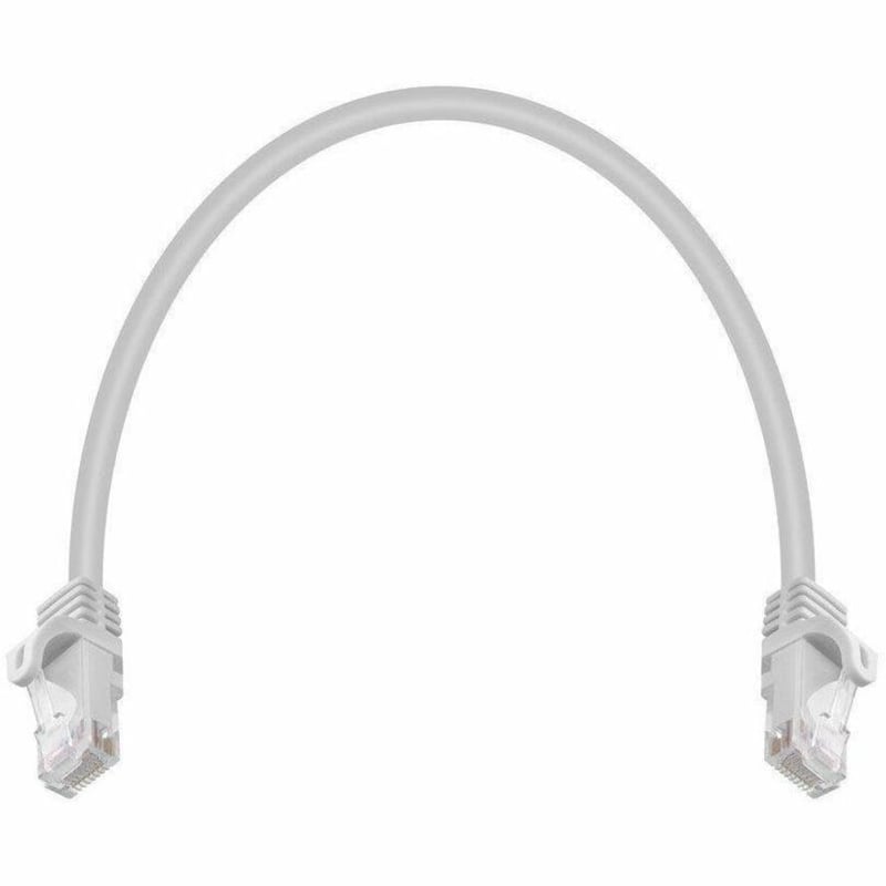 MONOPRICE CAT6 1FT WHITE 12-PK PATCH CABLE_ UTP_ 24AWG_ 550MHZ_ PURE BARE COPPER - Thumbnail 4