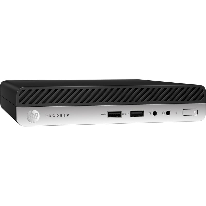 HP Business Desktop ProDesk 405 G4 Desktop Computer - AMD Ryzen 5 PRO 2400GE - 8 GB - 256 GB SSD - Mini PC - Thumbnail 3