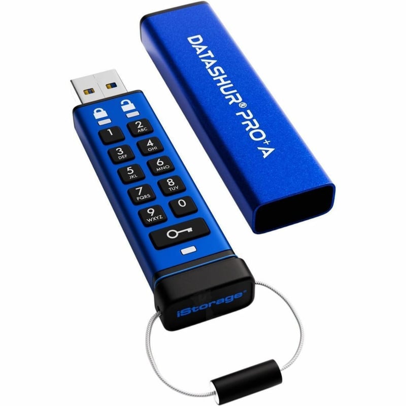 128GB DATASHUR PRO+A FIPS 140-3 SECURE PIN PROTECTED USB DRIVE-TAA - Thumbnail 1