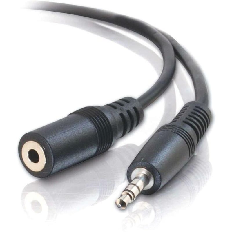 C2G 6ft 3.5mm Stereo Extension Cable - M/F - Thumbnail 1
