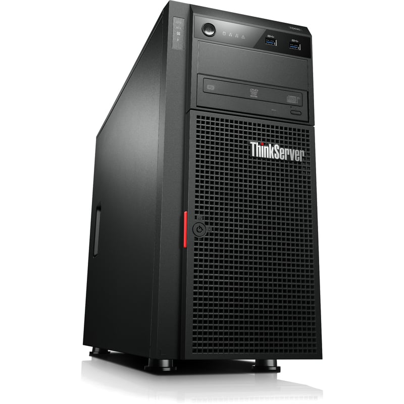 Lenovo ThinkServer TS440 70AQ000GUX Tower Server - 1 Xeon E3-1275 v3 3.50 GHz - 4 GB RAM - Serial ATA/600 Controller - Thumbnail 1