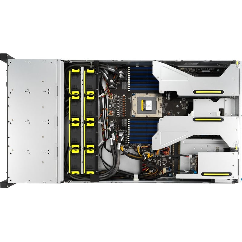 Asus RS520A-E12-RS24U-16W2RB Barebone System - 2U Rack-mountable - Socket SP5 LGA-6096 - 1 x Processor Support - AMD - Thumbnail 4
