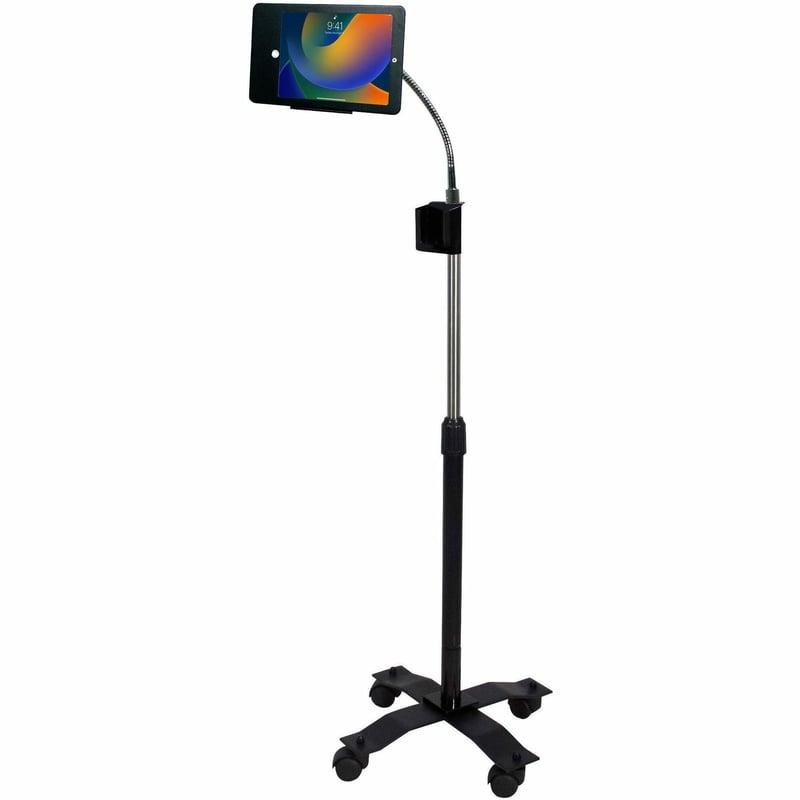 CTA Digital Compact Security Gooseneck Floor Stand for iPad (Gen. 5-6), iPad Pro 9.7, and iPad Air (Gen. 1-2) - Thumbnail 1