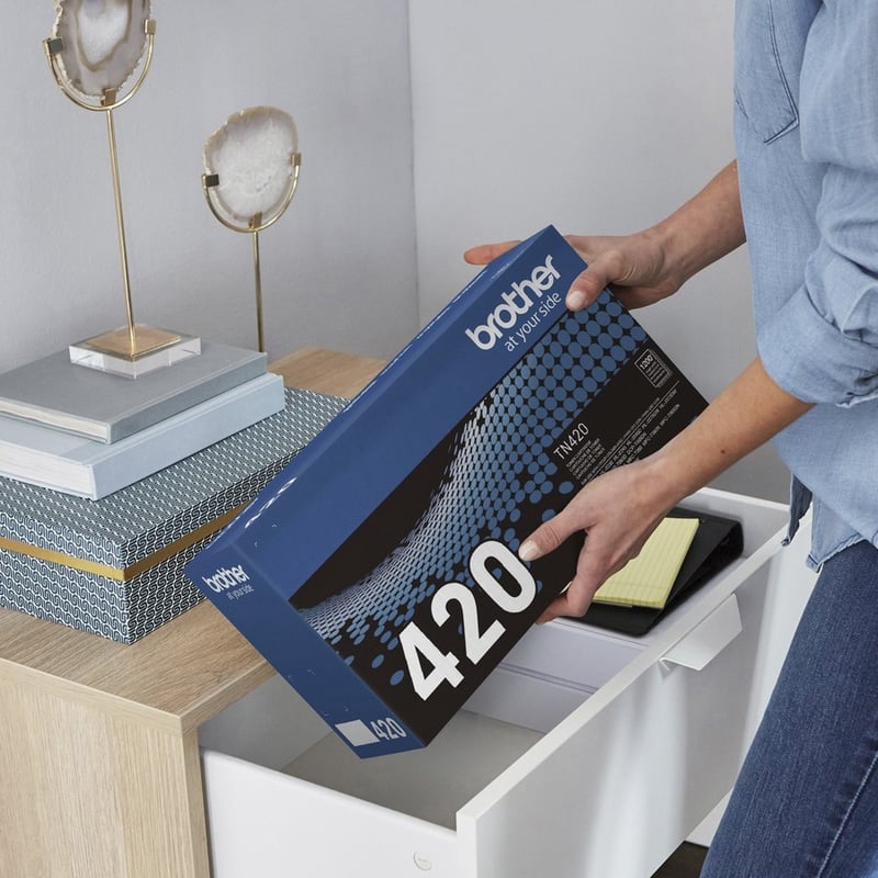 Brother Genuine TN420 Mono Laser Toner Cartridge - Thumbnail 5