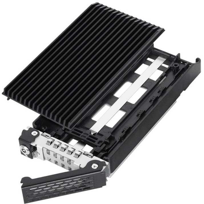 Icy Dock ToughArmor MB720MK-B V2 Drive Enclosure for 5.25" M.2, PCI Express NVMe 4.0 x4 - SFF-8612 OCuLink Host Interface Internal - Black