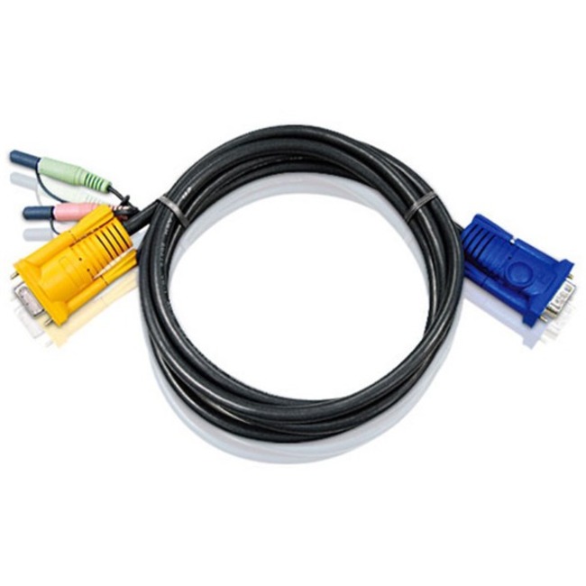 ATEN 2L-5203A 3M Video KVM Cable with Audio