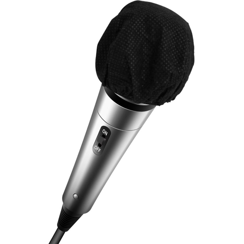 Hamilton Buhl HygenX Disposable Sanitary Microphone Covers Black (Box of 100) - Thumbnail 1