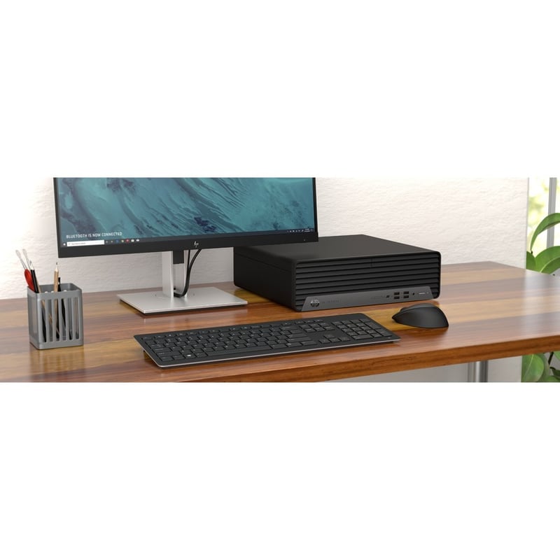 HP EliteDesk 800 G6 Desktop Computer - Intel Core i9 10th Gen i9-10900 Deca-core (10 Core) 2.80 GHz - 32 GB RAM DDR4 SDRAM - 1 TB HDD - Small Form Factor - Thumbnail 3