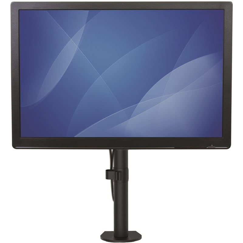 StarTech.com Single Monitor Desk Mount, Adjustable Monitor VESA Mount 34" (17.6lb/8kg) Display, Ergonomic Pole Mount Arm, C-Clamp/Grommet - Thumbnail 3