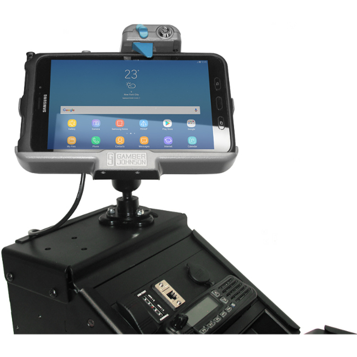 Zirkona Mounting Plate for Tablet, Smartphone - Black Powder Coat - Thumbnail 2