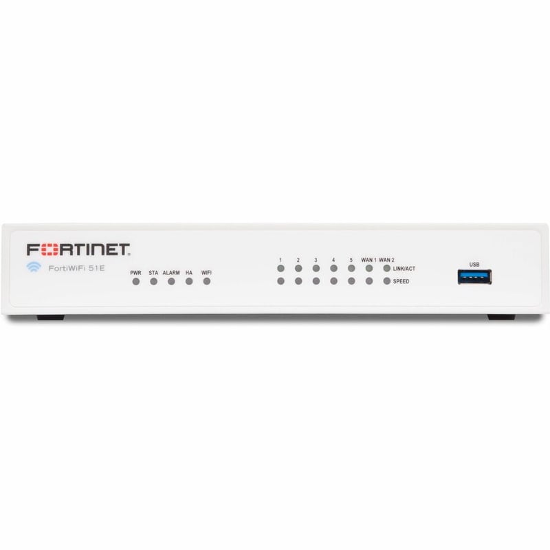Fortinet FortiWifi FWF-51E Network Security/Firewall Appliance - Thumbnail 4