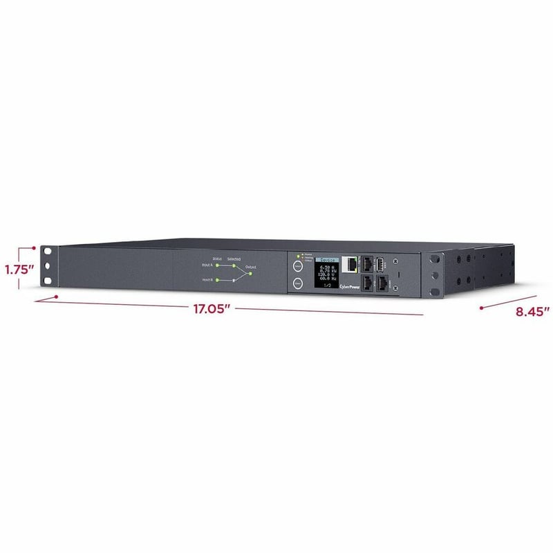 CyberPower Switched ATS PDU PDU44001 10-Outlets PDU - Thumbnail 3