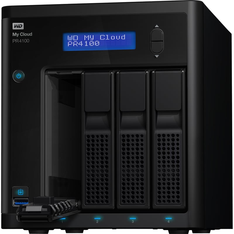 WD 24TB My Cloud PR4100 Pro Series Media Server with Transcoding, NAS - Network Attached Storage - Thumbnail 2