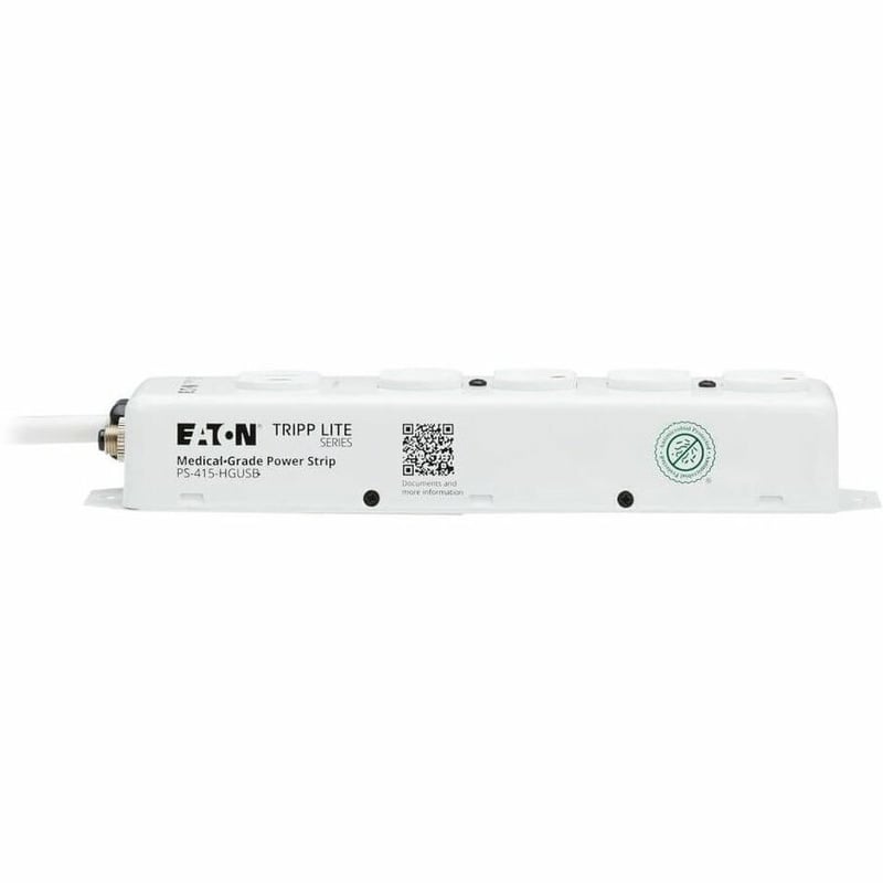 UL 1363 MEDICAL POWER STRIP 4 OUTLETS USB CHARGING 15FT CORD - Thumbnail 2