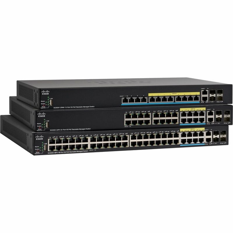 CISCO SG350X-48 48-PORTGIGABITSTACKABLESWITCH REMANUFACTURED - Thumbnail 2