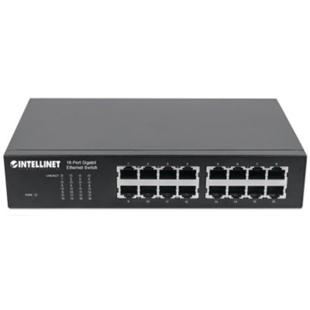INTELLINET 16-PORT GIGABIT ETHERNET SWITCH WITH AUTO-SENSING PORTS AUTOMATICALLY - Thumbnail 3