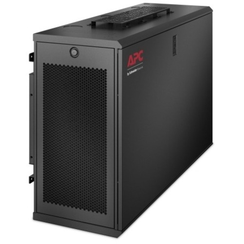 APC by Schneider Electric NetShelter WX 6U Low-Profile Wall Mount Enclosure 230V Fans - Thumbnail 2