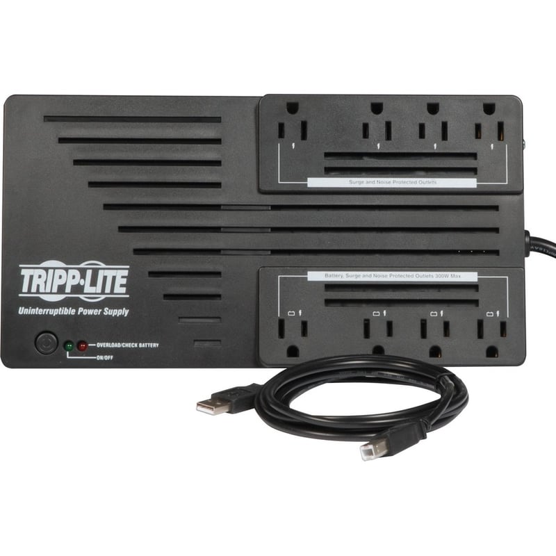 Tripp Lite by Eaton UPS 550VA 300W Line-Interactive UPS - 8 NEMA 5-15R Outlets AVR 120V 50/60 Hz USB Desktop/Wall Mount - Thumbnail 3