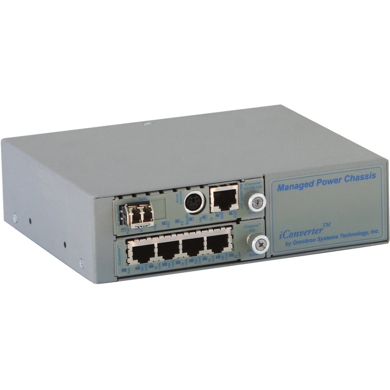 Omnitron Systems iConverter 2-Module Power Chassis - Thumbnail 1