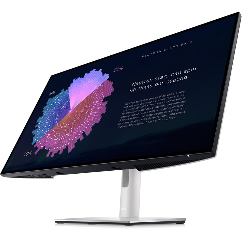 Dell UltraSharp U2722DE 27" Class LCD Monitor - 16:9 - Black, Silver - Thumbnail 1