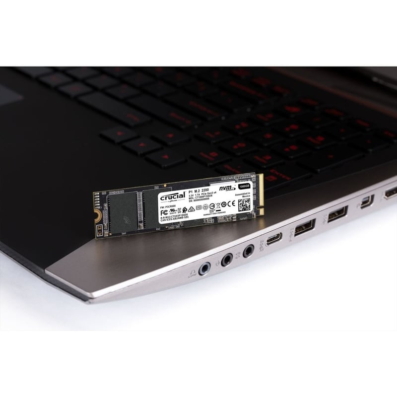CRUCIAL 500GB QLC PCIE NVME 3.0 X4 M.2 2280 SSD - Thumbnail 4