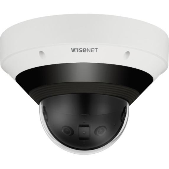 Hanwha Techwin PNM-9031RV 15 Megapixel Outdoor Network Camera - Color - Dome - White - TAA Compliant