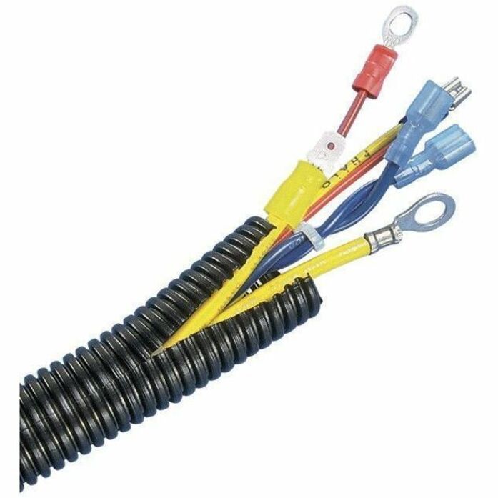 CORRUG LOOM TUBING SLIT 1.88INX300FT BLK - Thumbnail 2