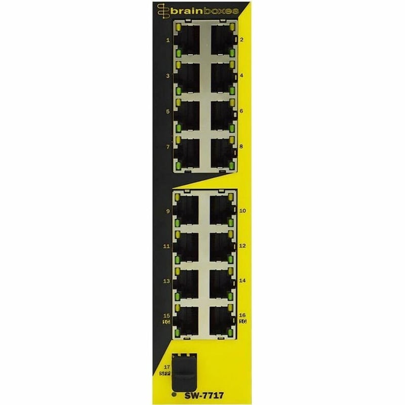14X10/100 2X1G 1XSFP SWITCH HARDENED INDUSTRIAL ETHERNET SWITCH - Thumbnail 3