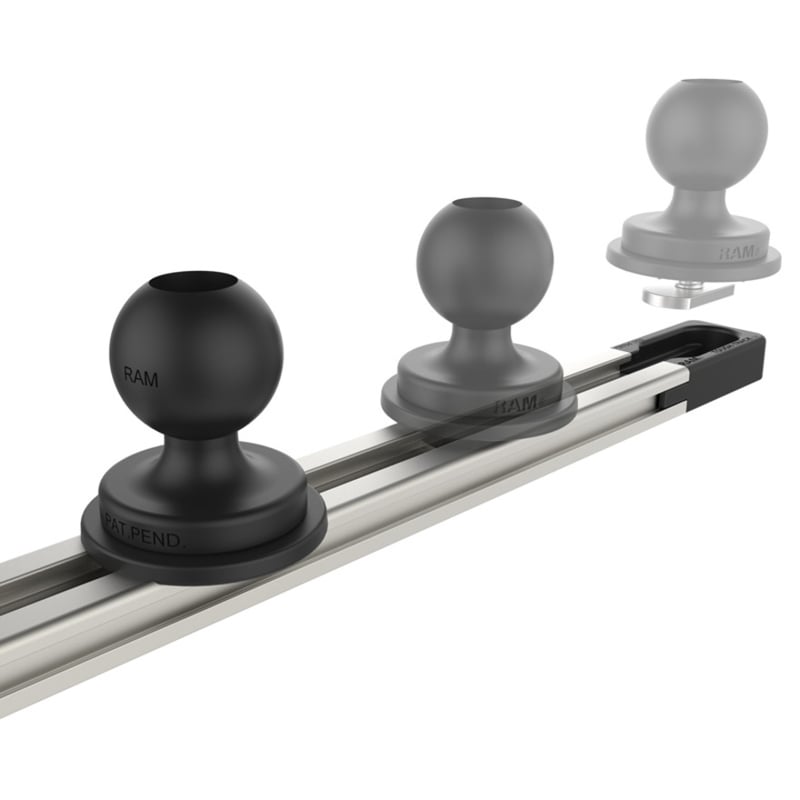 RAM Mounts Tough-Track Mounting Track Slider for All-terrain Vehicle (ATV), Motor Boat, Camera, Fishing Rod, Cell Phone, Tablet - Thumbnail 4