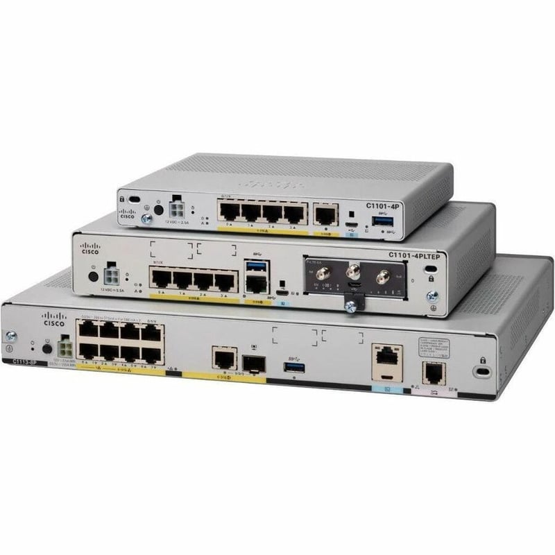 ISR1100 4PORTSDUALGEWANROUTERW/802.11AC-NWIFI REMANUFACTURED - Thumbnail 2