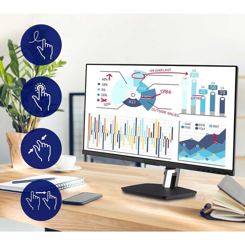 ViewSonic ViewBoard ID2455 23.8" LCD Touchscreen Monitor - 16:9 - 6 ms GTG (OD) - Thumbnail 4