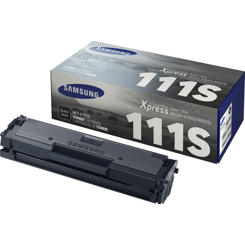Samsung MLT-D111S (SU814A) Laser Toner Cartridge - Black - 1 Each - Thumbnail 2